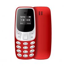 SERVO BM10 Mini Telefoon - 0.66 inch HD Scherm - Dual SIM - Dumphone GSM - Rood