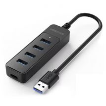 OLAF 4 in 1 USB 3.0 Hub - Splitter Data Overdracht Oplader - Zwart