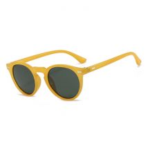 ROSYBEE Vintage Zonnebril voor Dames - UV400 Gepolariseerde Bril Shades Brillen - Geel