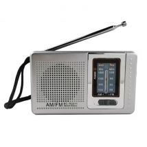 INDIN BC-R2011 Noodradio op Batterij - AM FM Radio Ontvanger - Zilver