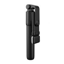 Fomscvka Intrekbare Selfie Stick - Smartphone Vlog Tripod Statief Selfiestick - Zwart