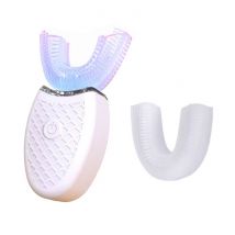 BALASHOV Sonische U-Type Tandenborstel met Extra Kop - Elektrisch 360° Siliconen Kop - Wit