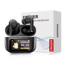 ERAZER Airs Pro Draadloze Oortjes - Koptelefoon Oordopjes TWS Bluetooth 5.3 - Zwart