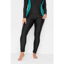 Yours Black Long Swim Leggings