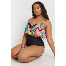 Yours Black Super High Waisted Tummy Control Bikini Briefs