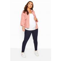 Bump It Up Maternity Curve Indigo Blue Stretch Skinny Jeans With Comfort Panel