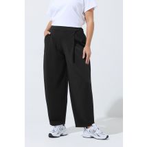 Limited Collection Plus Size Black Pleated Barrel Leg Trousers Size 10