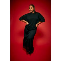 Limited Collection Plus Size Black Lace Maxi Skirt Size 18