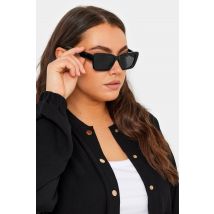 Black Rectangular Frame Sunglasses