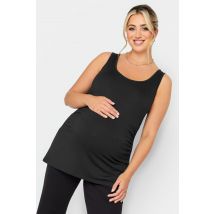 Bump It Up Maternity Curve Black Bralette Support Vest Top