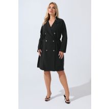 Limited Collection Plus Size Black Long Sleeve Blazer Dress Size 28