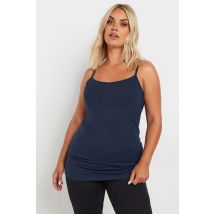 Yours Curve Navy Blue Cami Top, Women's Curve & Plus Size, Yours