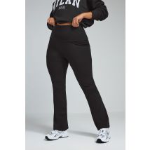 Limited Collection Plus Size Black Fold Over Kick Flare Leggings Size 28