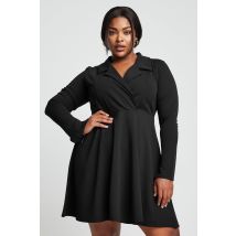 Limited Collection Curve Black Blazer Style Dress, Women's Curve & Plus Size, Limited Collection