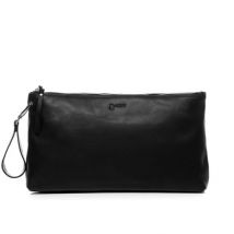 BACCINI Clutch Leder JIL schwarz Unterarmtasche Clutch