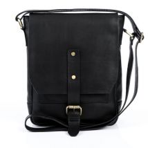 FEYNSINN Umhaengetasche Leder JACKSON schwarz Messenger Bag