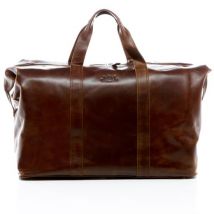 SID & VAIN XL Reisetasche Leder CHESTER braun Weekender