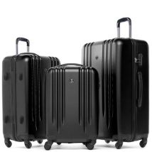 FERGÃ Kofferset 3-teilig Marseille schwarz 3er Trolley Set