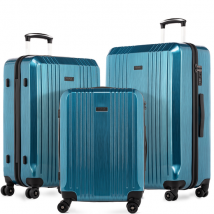 FERGÃ Kofferset 3-teilig CANNES royal-blau 3er Trolley Set