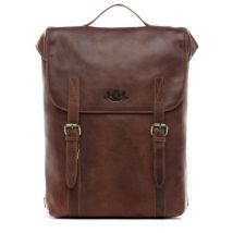 SID & VAIN XL Rucksack Leder ETON braun Fahrradrucksack