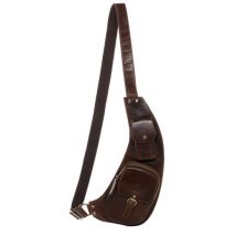 SID & VAIN UmhÃ¤ngetasche Leder DUDLEY braun Schultertasche