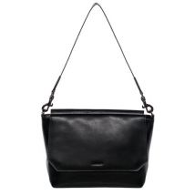 FEYNSINN Handtasche Leder ARNIK schwarz Henkeltasche Leder