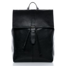BACCINI Rucksack Leder LISA schwarz Kurierrucksack Rucksack