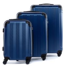 FERGÃ Kofferset 3-teilig QUÃBEC royal-blau Trolley Set