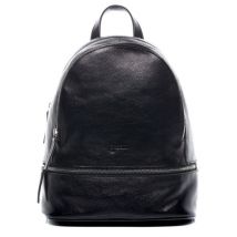 BACCINI Stadt-Rucksack Leder DINA schwarz City-Backpack