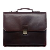 FEYNSINN Aktentasche Leder EMILIO braun 15" Arbeitstasche