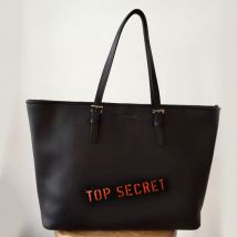 FEYNSINN laptop bag GRACE - black leather