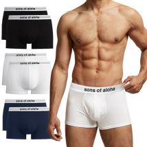SONS OF ALOHA Boxershorts 6er Packung MÃ¤nner Unterhosen Herren
