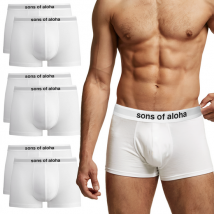 SONS OF ALOHA Boxershorts 6er Packung MÃ¤nner Unterhosen Herren