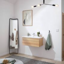 Home Deluxe Set completo di mobili da bagno WANGEROOGE BIG S - legno