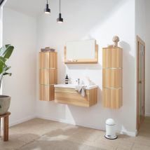 Home Deluxe Juego completo de muebles de baño WANGEROOGE BIG XL - madera