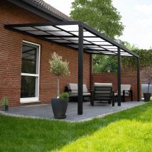 Home Deluxe Terrasoverkapping SOLIS DELUXE - 579 x 295 x cm Grijs