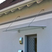 Home Deluxe Marquesina de cristal RENMA - 200 x 90 cm