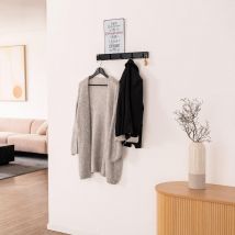 Home Deluxe HOOK kapstok inclusief haken en magneten - zwart