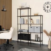 Home Deluxe Plank INDU Donker eiken - (L x B x H): 140 x 35 x 196 cm