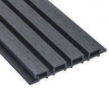Home Deluxe Revestimiento de fachada de WPC DUVAR - 4m² antracita