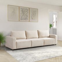 Home Deluxe Sofá cama modular VINA Beige - 295 x 92 cm