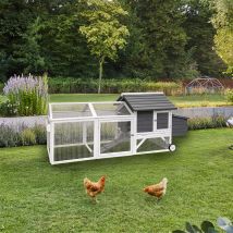 Home Deluxe Houten kippenhok FERA - 224 x 107 cm