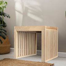 Home Deluxe Houten bank LORA naturel - 50 cm