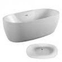 TroniTechnik Freistehende Badewanne Acrylwanne ANAFI