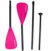 24MOVE® Paddel Doppelpaddel 2in1 Stechpaddel für SUP Stand Up Board, Kajak, leicht aus Aluminium 230cm, verstellbar pink