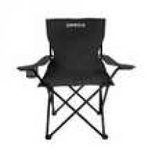 24MOVE® Campingstuhl Klappstuhl Outdoor Angelstuhl Camping faltbar schwarz