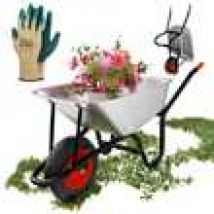 GARMIO® Bauschubkarre Gartenschubkarre Schubkarre Kippwagen 160kg
