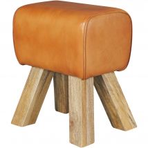 FineBuy Design Turnbock Sitzhocker 40 x 30 x 47 cm, Turnhocker Hocker Beistellhocker Fußhocker
