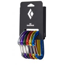 Black Diamond Oz Rackpack - 6er Set Schnappkarabiner