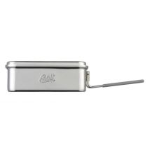 Esbit Edelstahl-Topf, 1200 ml - Eckiger Camping Kochtopf